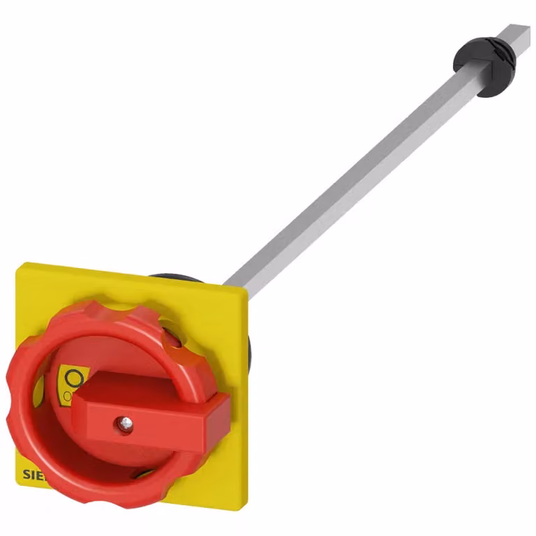 Motoriduttore rotante Siemens per accoppiamento porta, rosso/giallo 66x66 mm, montaggio frontale 3LD93443CA