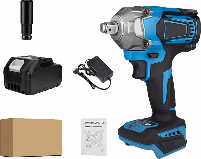 Avvitatore a impulsi, coppia 1200 Nm, motore brushless, 1 batteria, EU