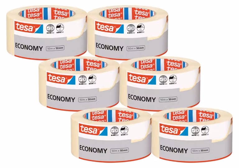tesa UNIVERSAL 05288 Nastro per mascheratura trasparente (L x L) 50 m x 50 mm 6 pz
