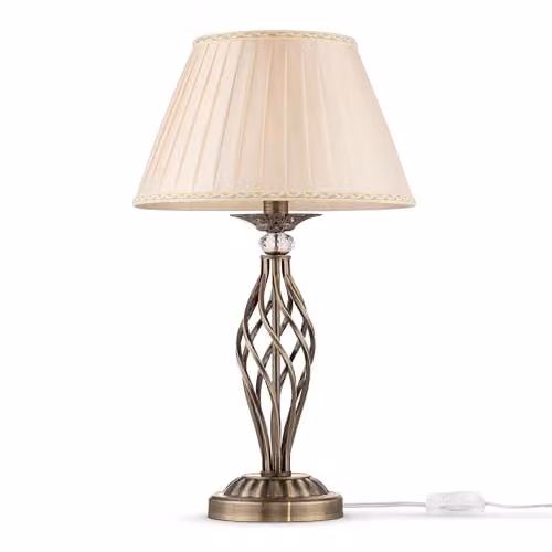 MAYTONI DECORATIVE LIGHTING Lampada da tavolo Royal Classic Grace Bronzo Metallo IP 20 AC 220-240 per interni, ufficio, casa