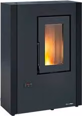 Stufa a pellet Extraflame Luisella 5.0 Maxi 7kW Black con WiFi e controllo via App Classe A+