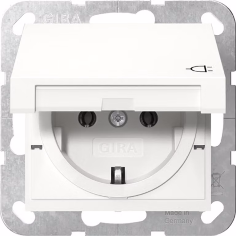 GIRA 445427 SCHUKO KD System 55 Reinweiß (445427)