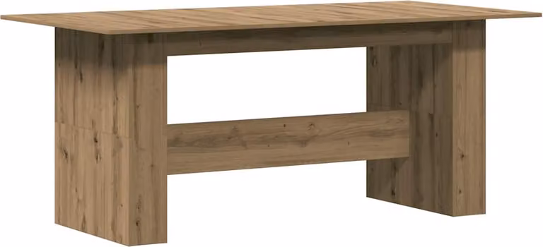 Tavolo da Pranzo Rovere Artigianale 180x90x76 cm in Truciolato