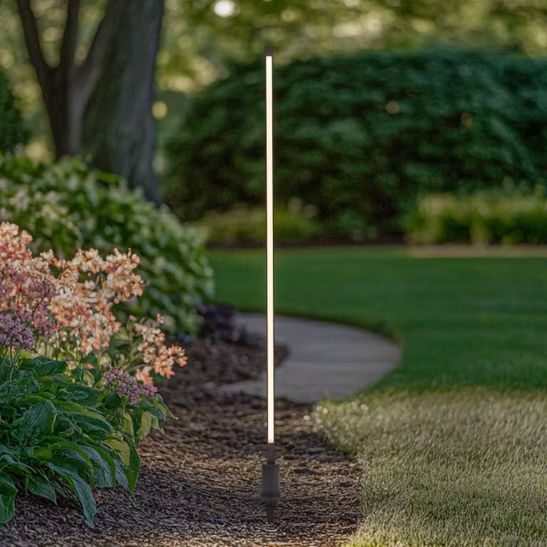 Lampioncino da giardino Neano Lindby, Nero, Alluminio, Moderno, Lampada LED da esterni