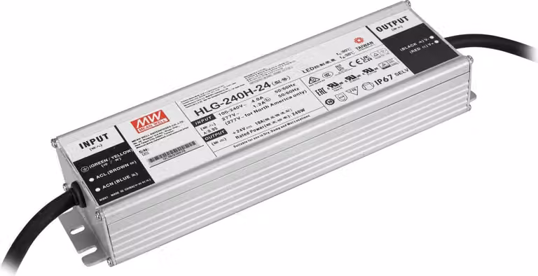 MEANWELL Alimentatore LED 240W / 24V IP67 (51405006)