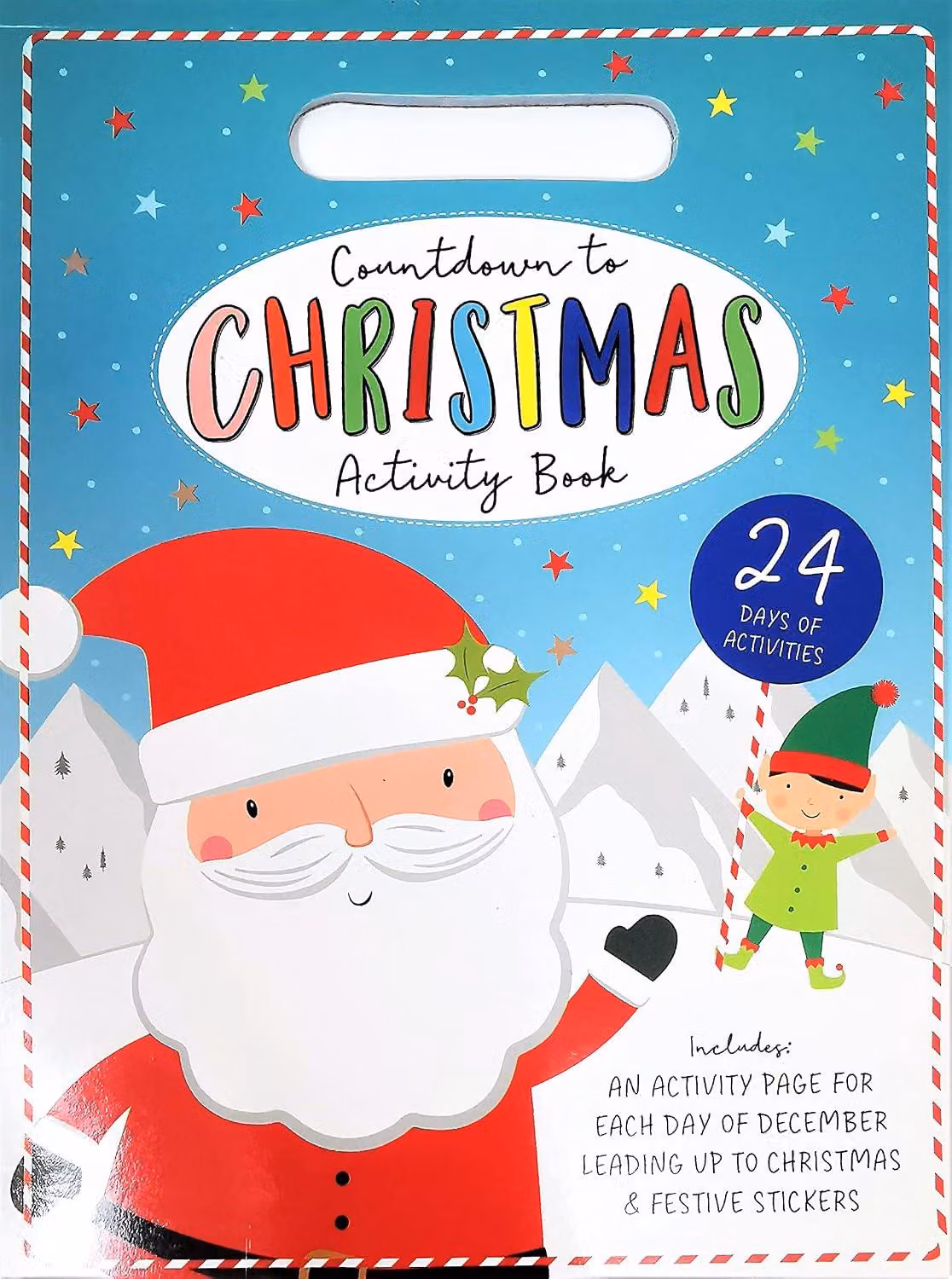 Libro di attività per contare i giorni a Natale - Calendario dell'Avvento - Un'attività per ogni giorno