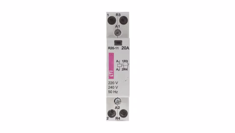 Contattore modulare 20A 230V AC 1NO 1NC R20-11 002461220