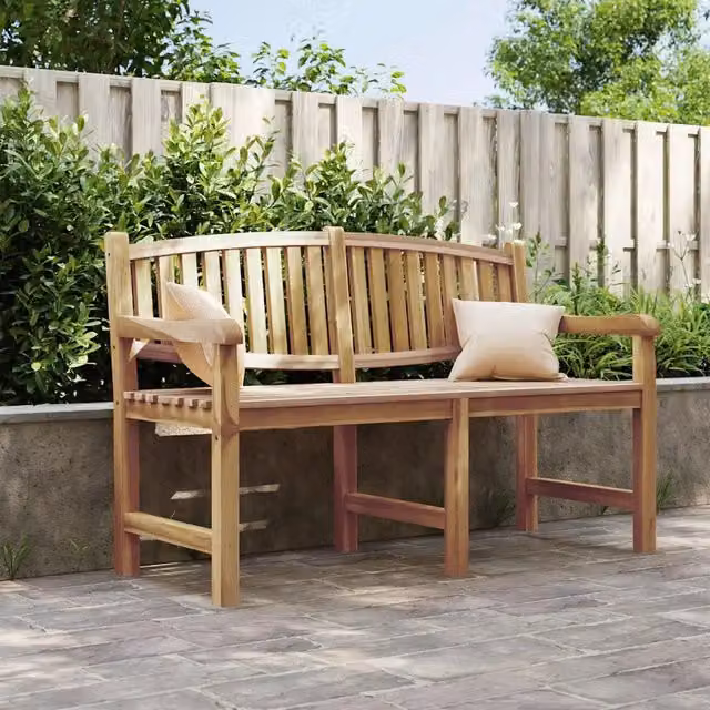 Panca da Giardino 149,5x60x90 cm in Legno Massello di Teak 364409