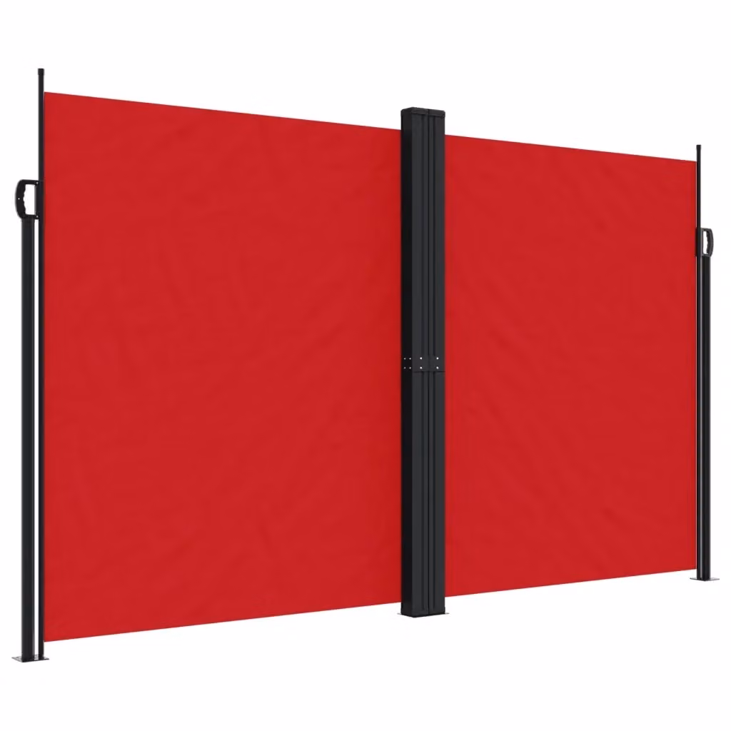 Tenda da sole laterale retrattile DESIGN IN rossa in poliestere e acciaio L: 1200 cm, H: 200 cm – 2