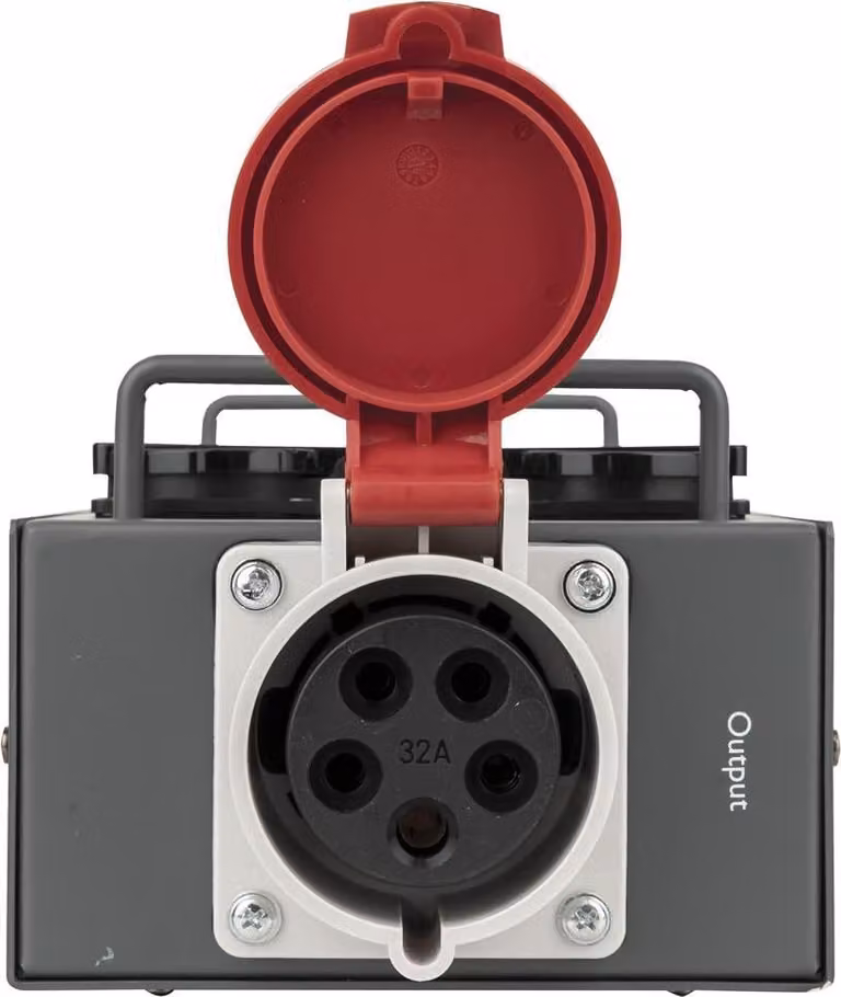 Showgear Powersplit 32 Sdoppiatore di potenza CEE 32 A con fusibile