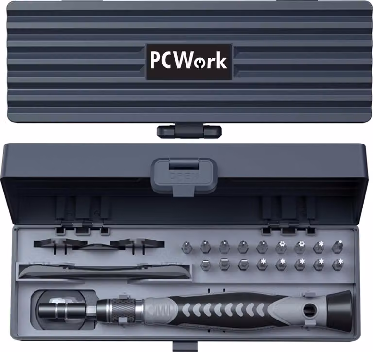 PCWork, PCW08H, set di cacciaviti di precisione, 25 pezzi