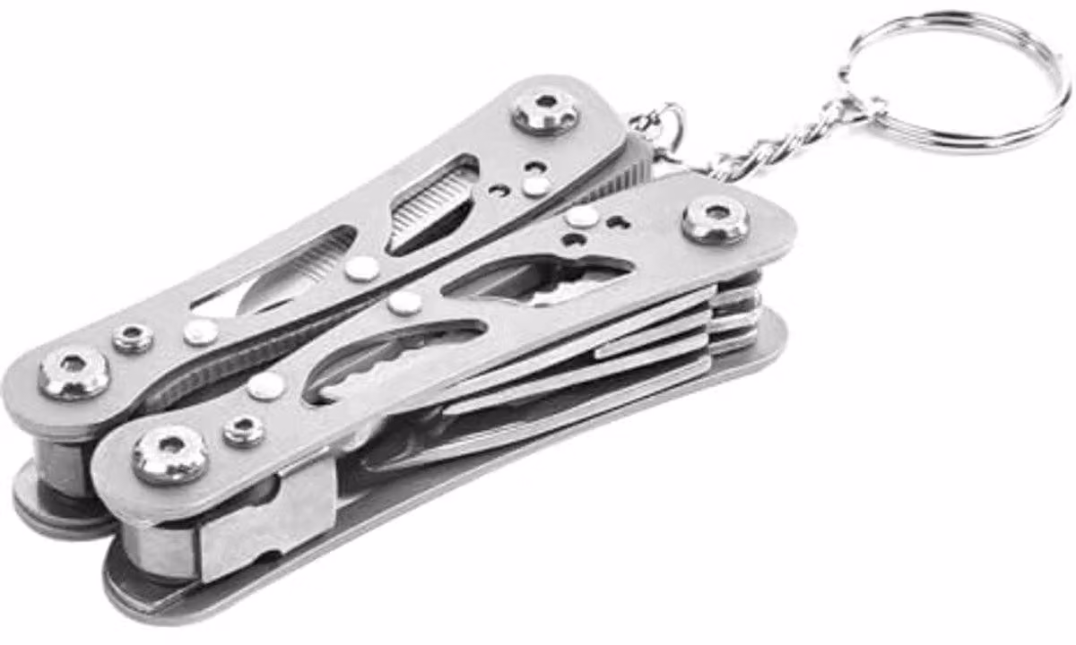 Set di 10 utensili multifunzione mini pinze - acciaio inossidabile con custodia in nylon - impugnatura ergonomica