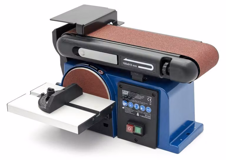 Levigatrice a nastro e a disco HBM 100 x 915 mm