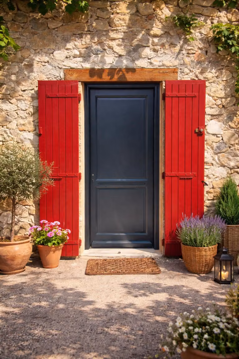 Porta d'ingresso in legno pieno Elina, H.215xL.90 cm, lato tavolo, a destra, maniglia, cilindro grande, ferramenta