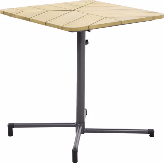 MWH Blomst Tavolo pieghevole in teak/acciaio, quadrato