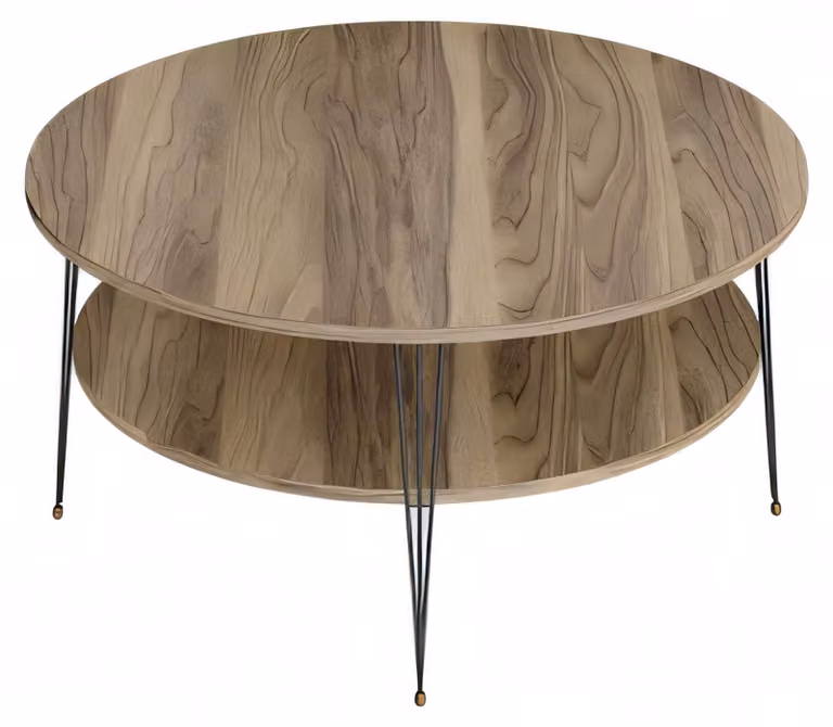 Eleganter brauner Couchtisch aus Holz