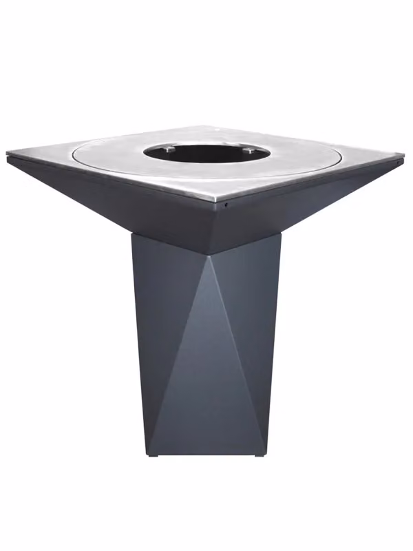 Braciere da giardino Outinfire G1 con griglia in acciaio inox e copertura protettiva, colore antracite – 2