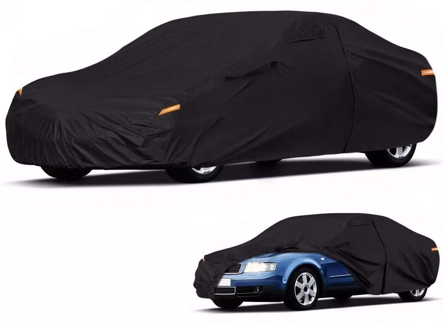 Copertura impermeabile per auto, compatibile con Audi A4 B5/B6 (1994-2004), adatta a tutte le stagioni, tipo "garage" completo con cerniera