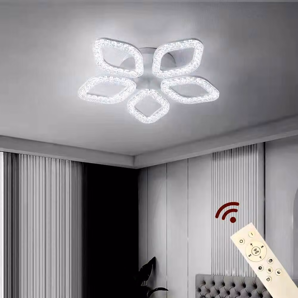 Lampada da soffitto LED XL-5, 56,5 cm. Lampada da soffitto, luce regolabile con telecomando. Possibilità di regolare il colore e l'intensità della luce, dimmerabile. Lampada LED per soggiorno, lampada da soffitto
