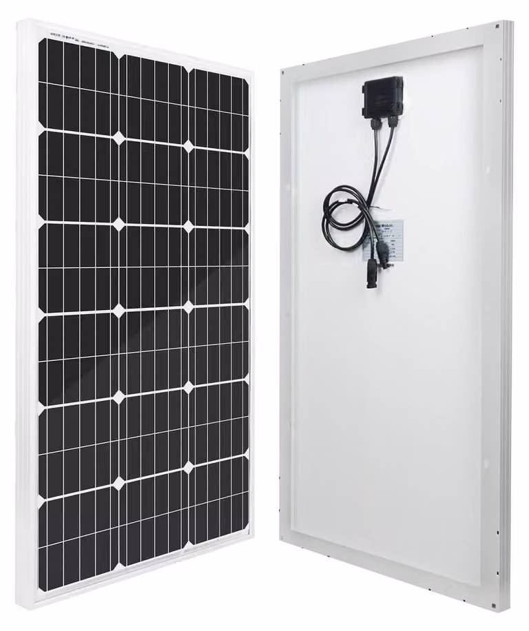 Kit di pannelli solari da 200W (2 x 100W), monocristallini, a 18V, per batterie da 12V
