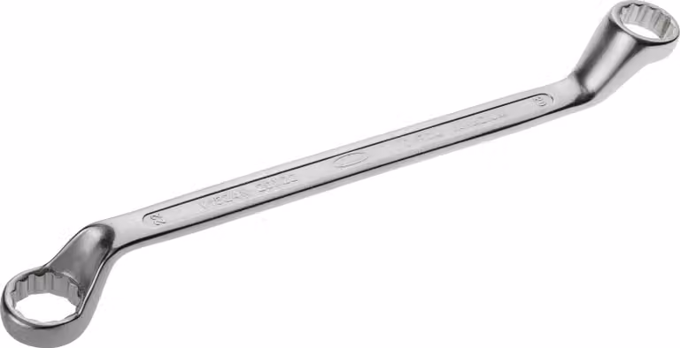 Chiave ad anello doppio V1524N-20X22 Auen, profilo esagonale doppio SW 20 x 22 mm