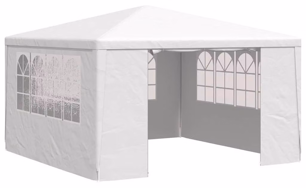 Tenda da festa 4x4 metri con pareti laterali