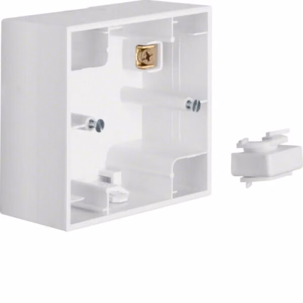 Custodia AP 1x bianco polare - Custodia piatta 1x bianco polare 10417009