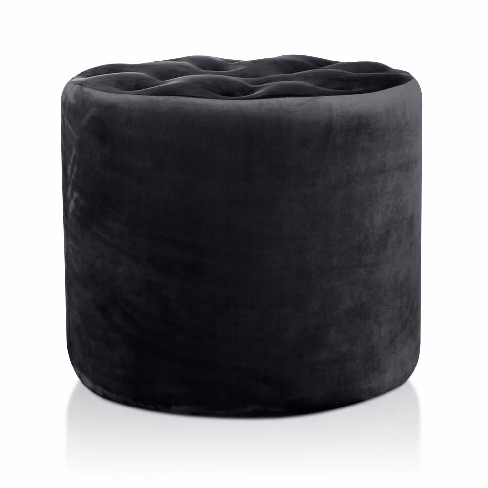 Pouf Diamante 80 cm Nero