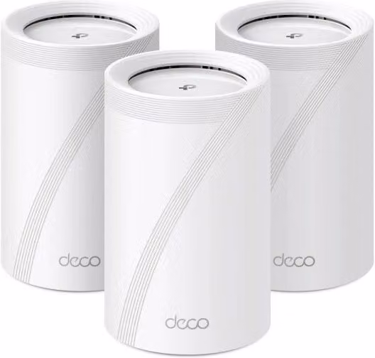 Sistema Mesh Wi-Fi 7 TP-Link Deco BE65 Tri-Band BE9300 Bianco (Pack da 3)