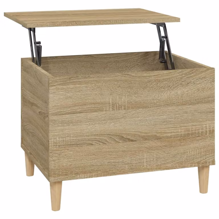 Tavolino Salotto Rovere Sonoma 60x44,5x45 cm Legno Multistrato