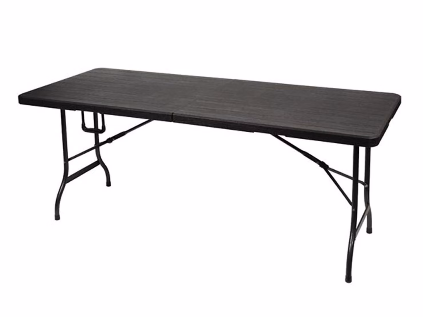 Tavolo Piegabile A Metà - Modello Legno - 180 X 75 X 74 Cm