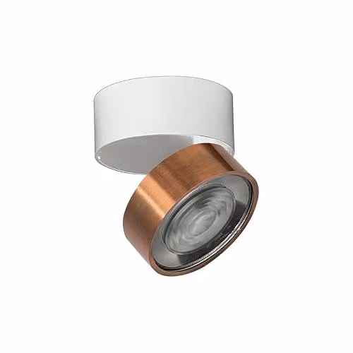 Lampada da soffitto Hole LED 7W 3000K CRI90 38° IP20 rame - Gruppo Rossini | Illuminazione da parete o da soffitto orientabile design