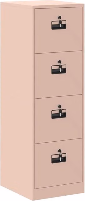 Armadio per File con cassetto 2 pz Rosa 44 x 50 x 139 cm CFW5718398