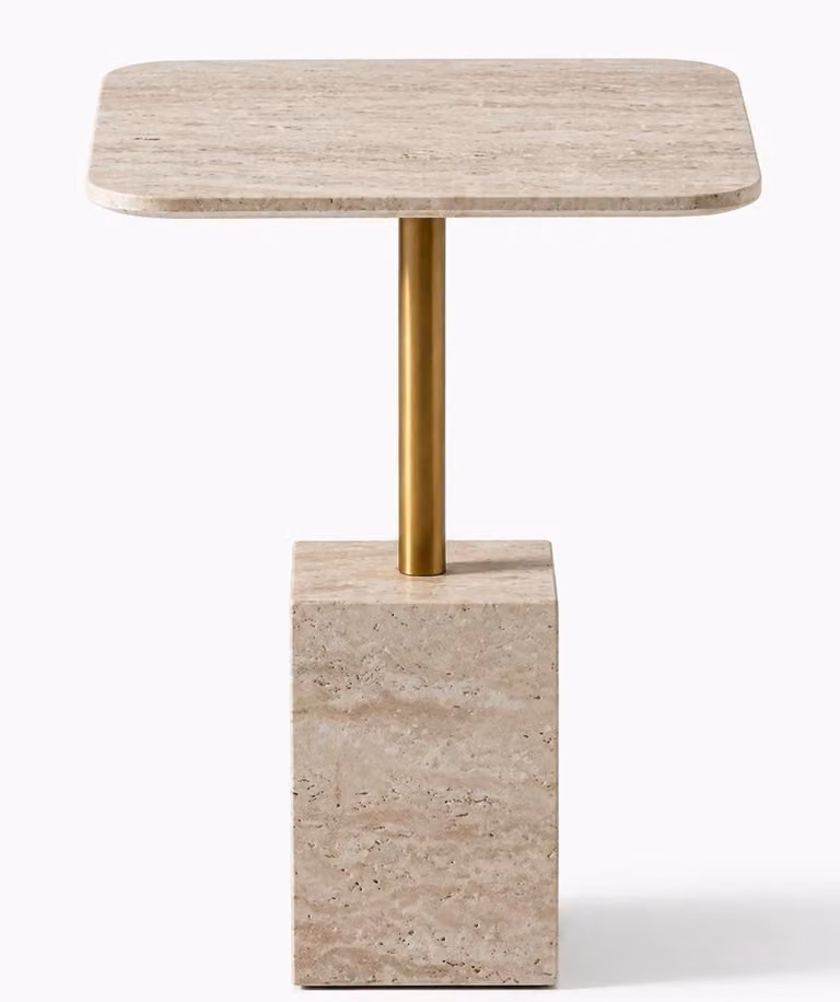 2 tavolini laterali, stile moderno, colore beige, ideali per il soggiorno, nuovi, comodi e pratici