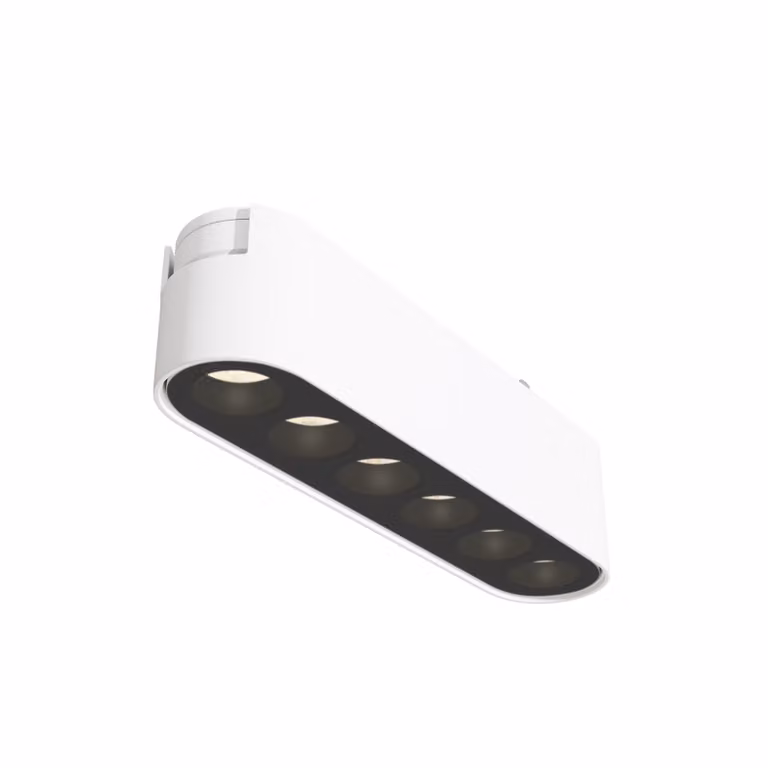 Maytoni apparecchio lineare per sistema a binario magnetico Radity Points LED incl. bianco in alluminio 6W per cucina, camera da letto, soggiorno, sala da pranzo, atrio