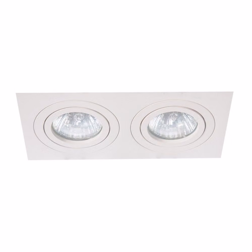 Faretto Metis da incasso 2xGU10 bianco LP-2780/2RS WH Light Prestige