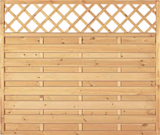 T&J Maxi Recinzione in legno massiccio Ranki 180 x 150 cm