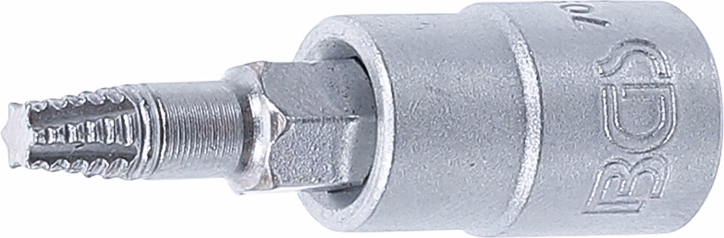 BGS Inserto estrattore per viti con attacco quadro 6,3 mm (1/4") per profilo a T difettoso (per Torx) T20 - 7098-T20