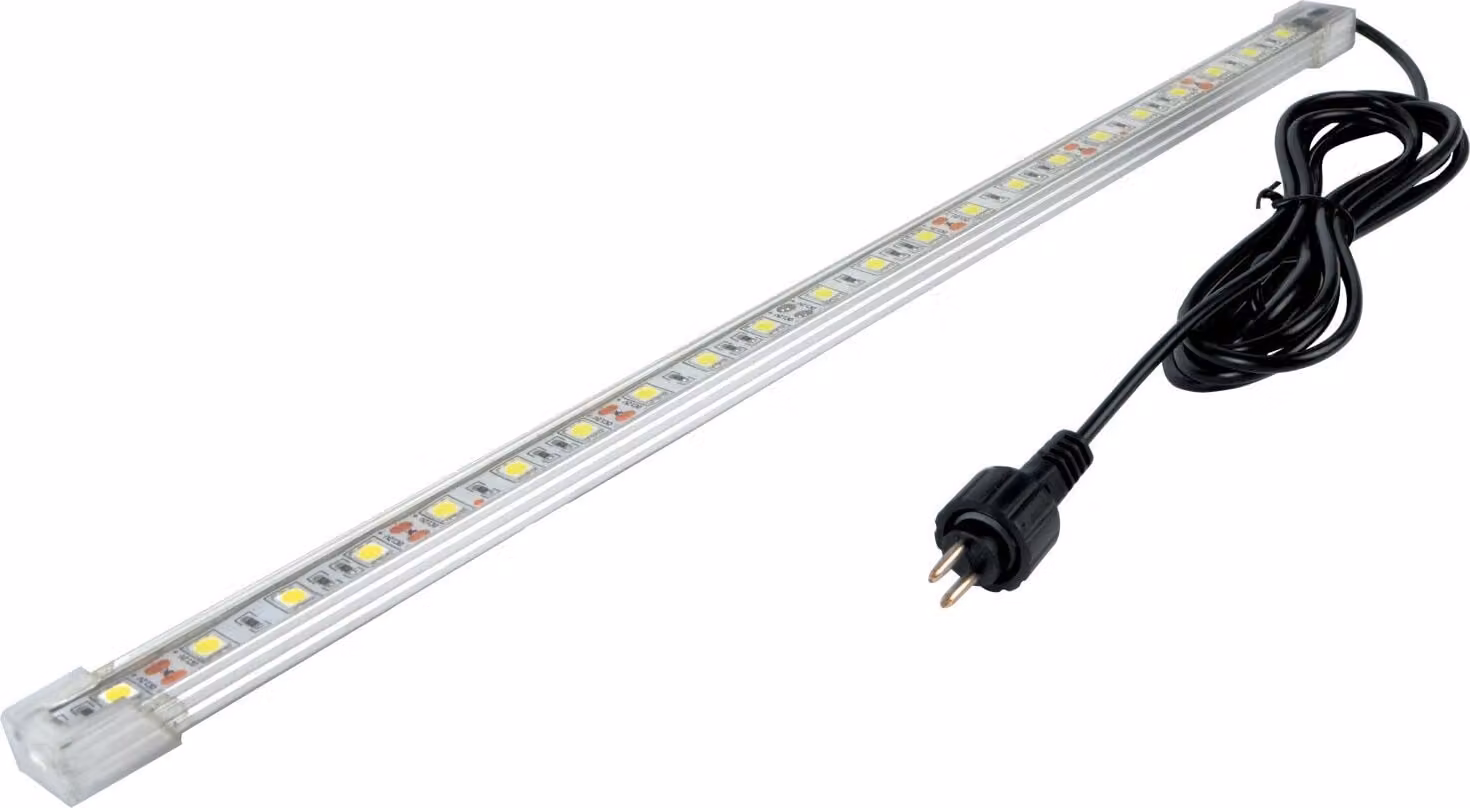KÖHKO Barra LED impermeabile da 50 cm per cascata ALBERTA, luce bianca fredda