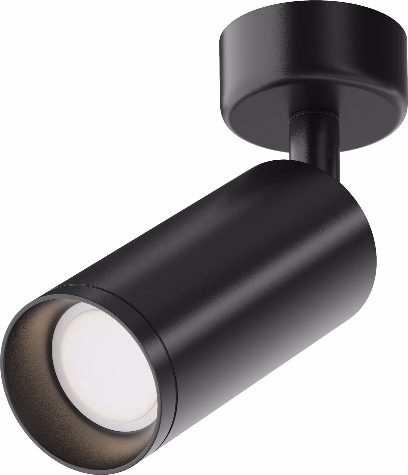 Maytoni Plafona tecnica FOCUS, alluminio nero, GU10, 50 W, 1 lampada