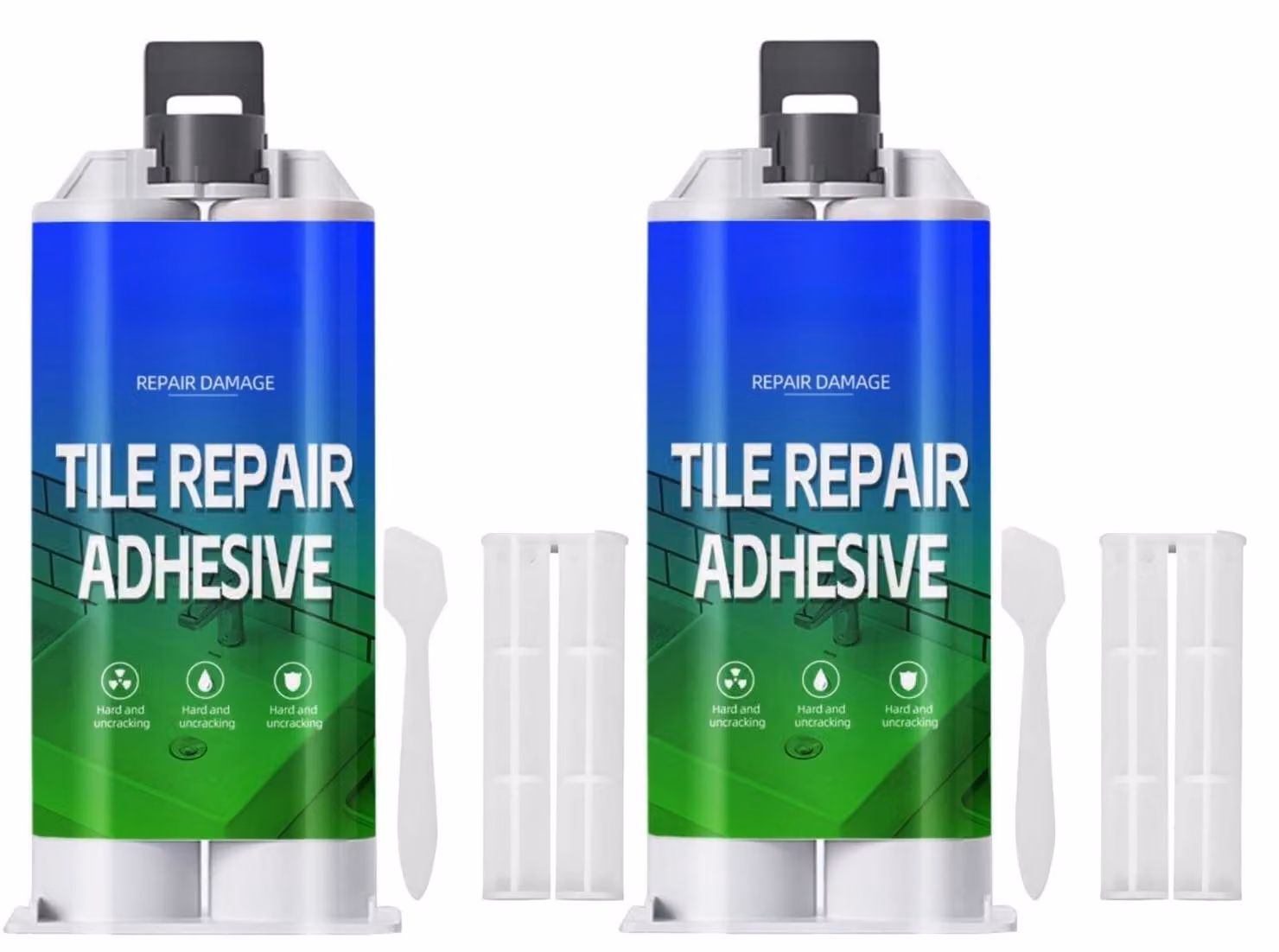 Kit di riparazione per piastrelle e ceramiche bianche