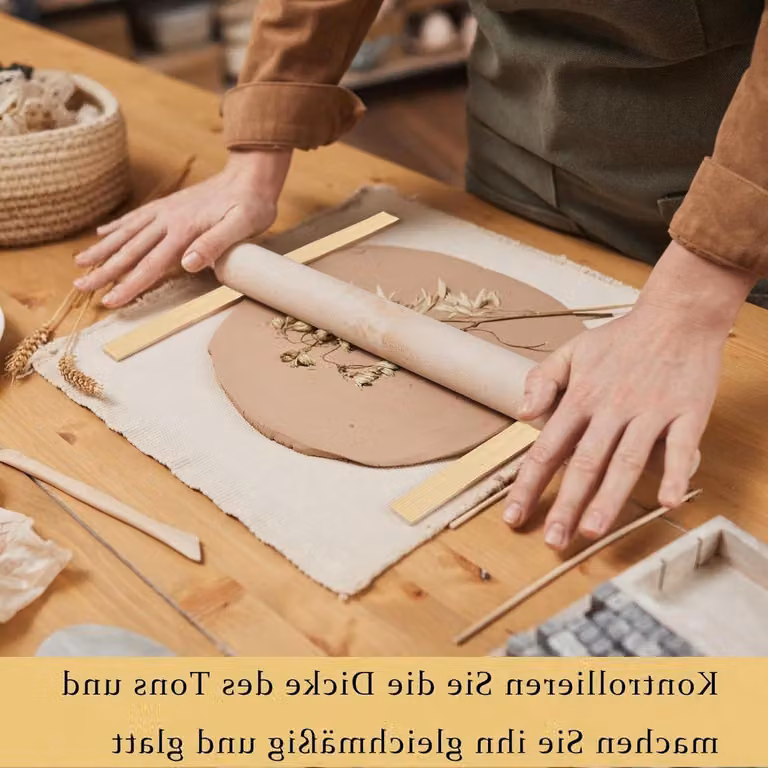 Set di guide in legno per la lavorazione della Vetroceramica, composto da 10 pezzi, con diverse dimensioni, ideale per progetti fai-da-te con l'argilla e per lavori di artigianato