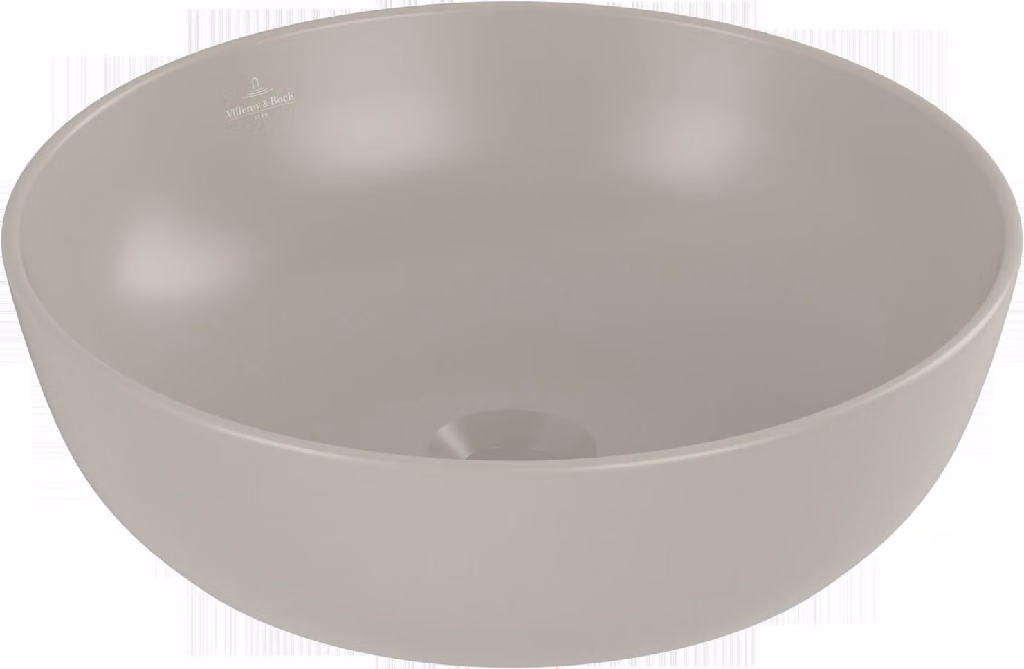 Villeroy & Boch Artis, lavabo à poser, rond, sans trop-plein, 430x430mm, 417943AM, 417943AM