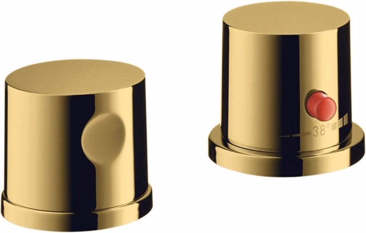 hansgrohe AXOR AXOR Uno 2 trous pour jante de baignoire, thermostat, 2 consommateurs, 38480990, 38480990