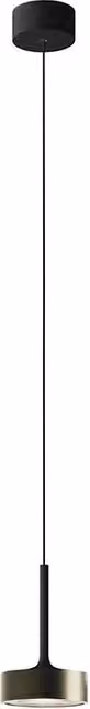 Lampada a sospensione Hole Rossini Group in alluminio Nero/Bronzo con LED da 13W 3000K CRI90 IP20