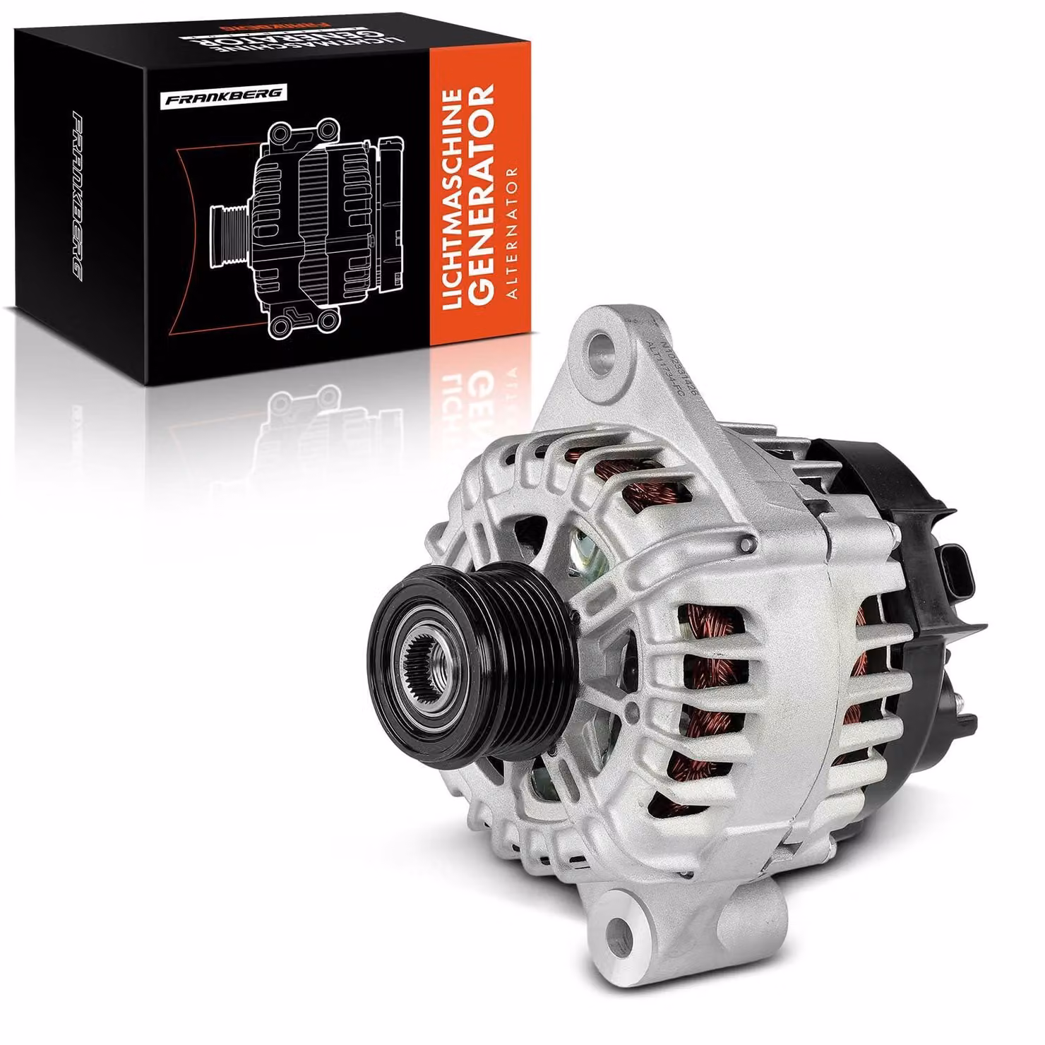 Generatore di corrente per luci, 120A, motore diesel 2.0L, 12V, con puleggia a rotazione libera
