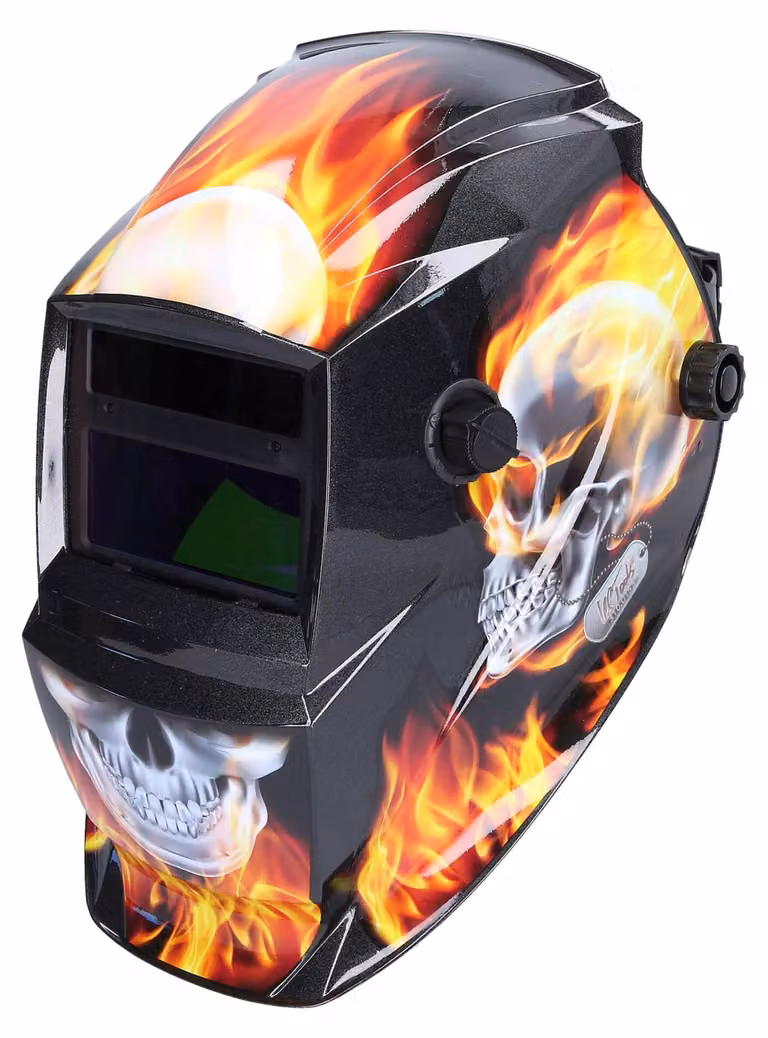 KS Tools Casco automatico per saldatura, Flame Design, 310.0155