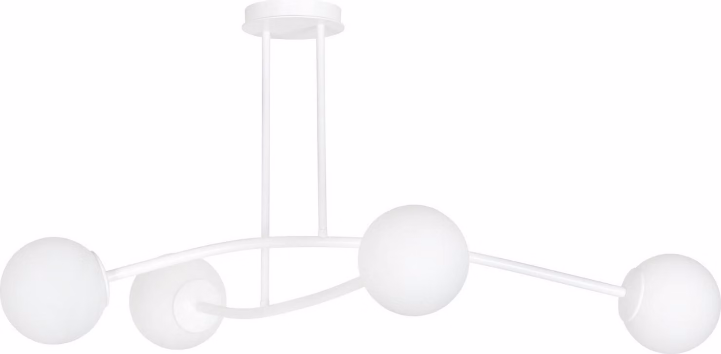 LAMPADA DA SOFFITTO Emibig 4xE14 40W HALLDOR 4 BIANCA 1025/4