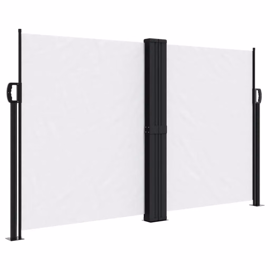 Tenda laterale retrattile parasole per balcone DESIGN IN bianca in poliestere e acciaio L: 1200 cm, H: 140 cm – 2