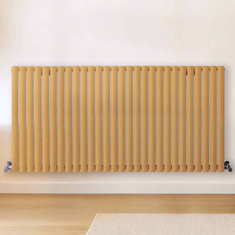 Radiatore di Design Orizzontale Rosso (Booth Rosso) - 800mm x 1652mm - Pannello Doppio  - Revive
